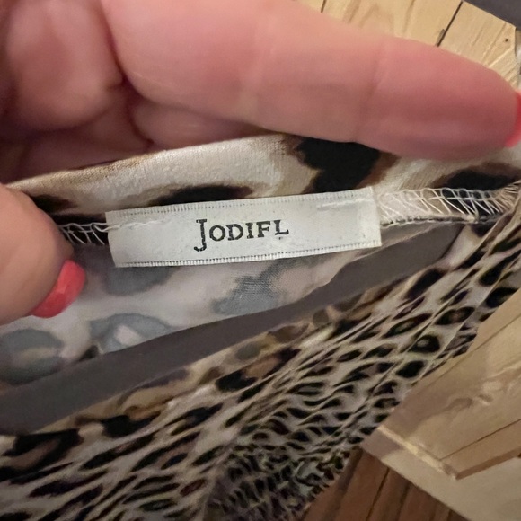 EUC 2X Jodifl Leopard Print Dress - Picture 2 of 3